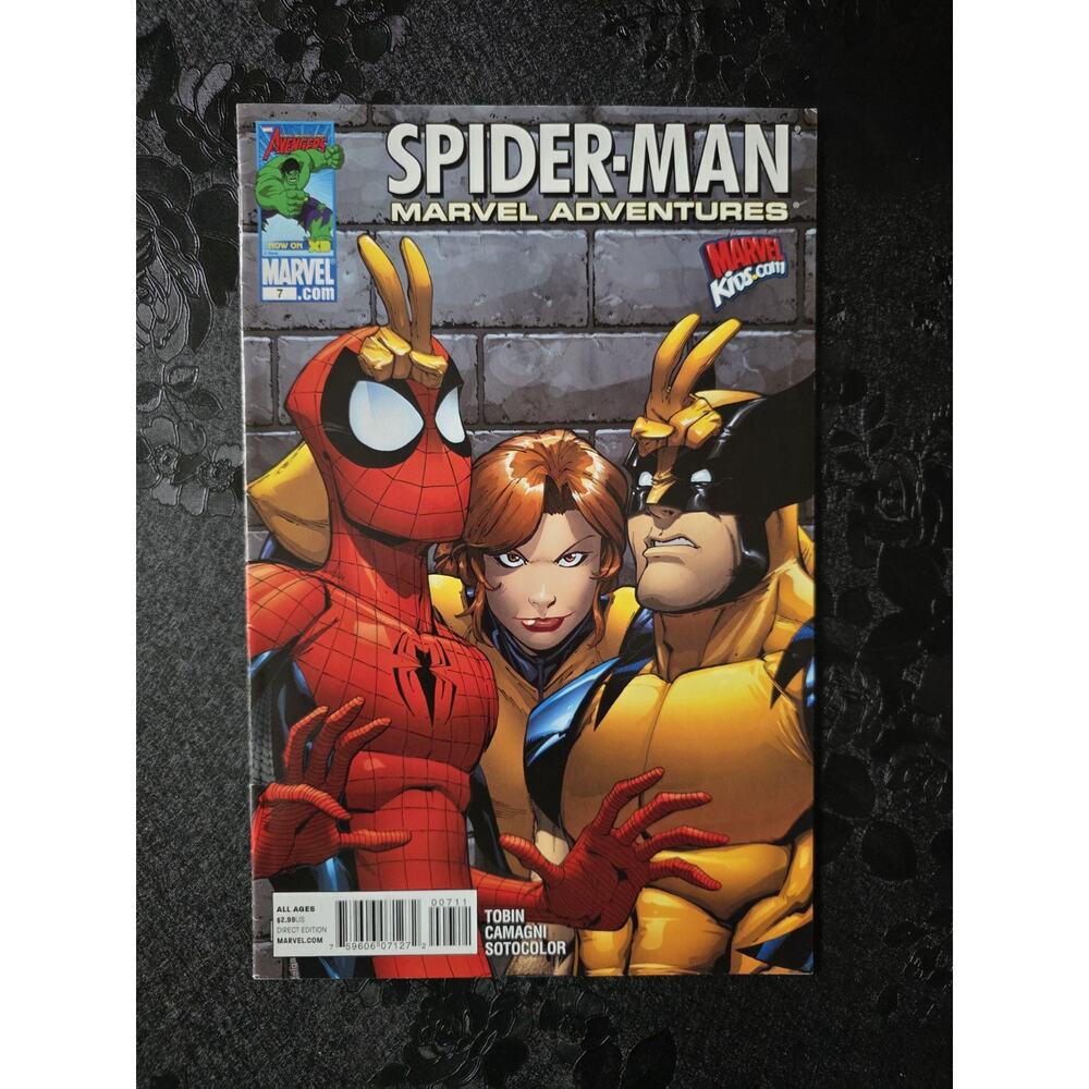 Marvel Comics Marvel Adventures Spider-Man #7 2010 Kitty Pryde Wolverine